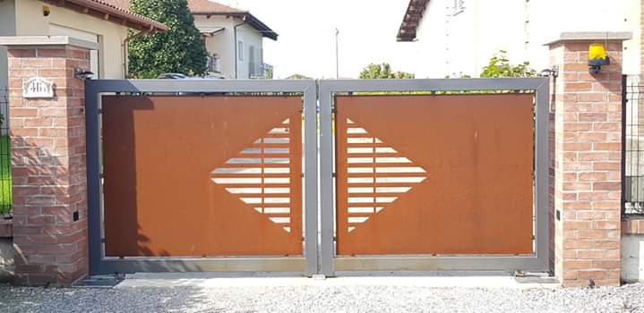 lavorazione del corten Carpenteria Mauro Candela